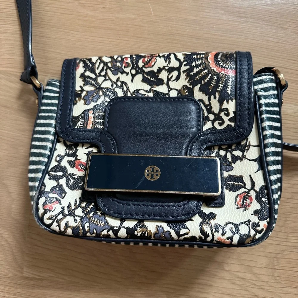 Tory Burch Floral Crossbody Purse
